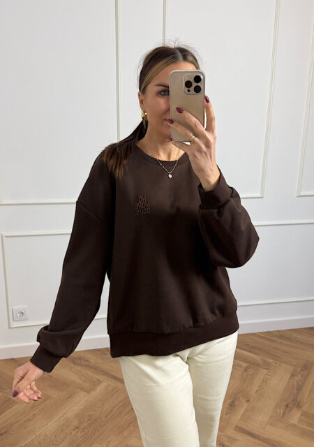 Bluza czekoladowa Lumina