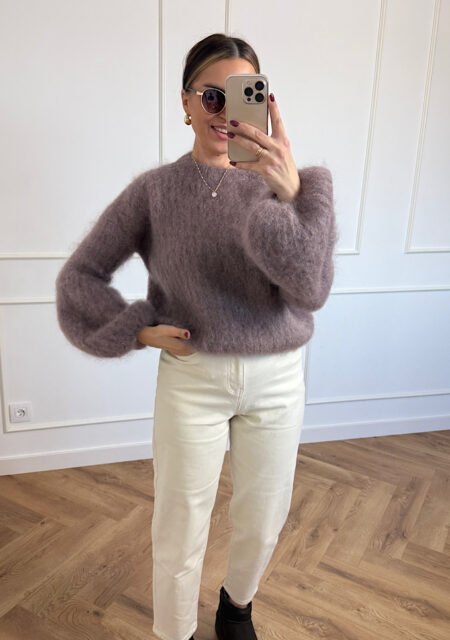 Spodnie balloon new waniliowe