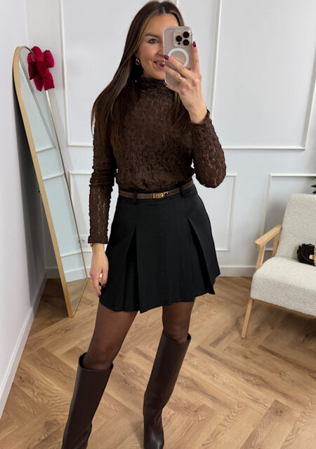 Spódnico spodenki eleganckie czarne