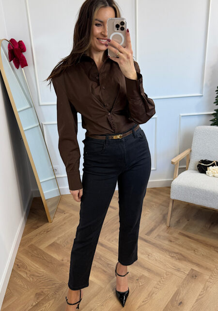 Koszula Lumina czekolada