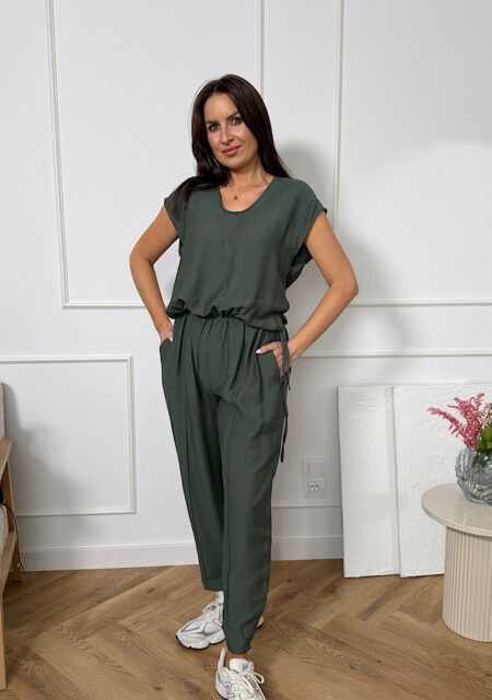 Komplet wiskozowy Mila Set khaki