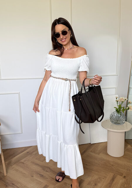 Sukienka maxi Florence biała