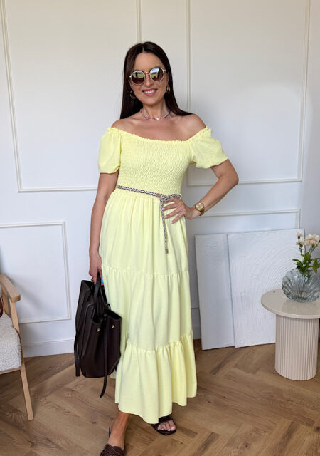 Sukienka maxi Florence żółta
