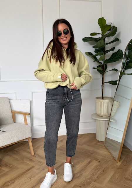 Bluza oversize Layla jasna pistacja
