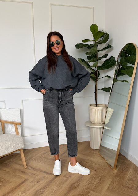 Bluza oversize Layla grafit